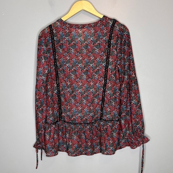 NWT Matilda Jane Carol  Chiffon Peasant Blouse - Picture 5 of 7